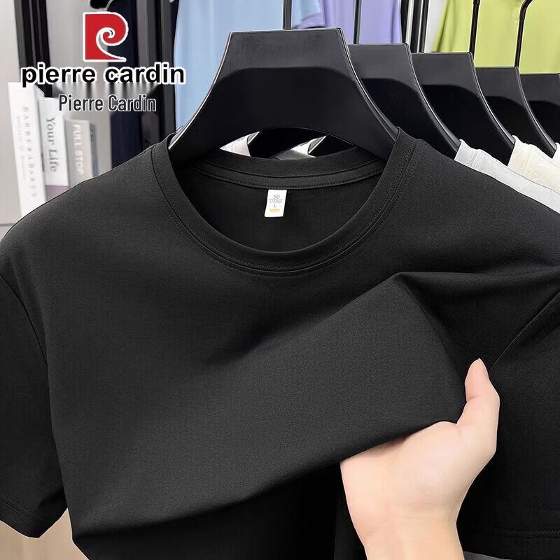 Pierre Cardin Men's Summer Casual Round Neck Short Sleeve T-Shirt