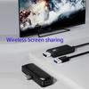Wireless Screen Sharing Mirroring Receiver for PC TV Projector 50m Extender Receiver Wireless Same Screen Device Wireless Transmitter Receiver 1080P