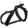 Harnais De Trekking - TRIXIE - Noir/Gris Graphite - Qualité Supérieure - Pour Chien - Utilisation Extérieure
