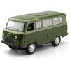New 1/18 Russian UAZ TRAVELER 452 VAN Alloy Diecasts & Toy Vehicles Metal Toy Car Model Sound and Light Collection Kids Toy