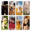 Милый золотистый ретривер для Samsung Galaxy S22 Pro S21 S20 FE Ultra S10 S10E Lite S9 S8 Plus S7 S6 Edge мягкий чехол для телефона