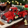 Christmas Ornament Retro Car Model Xmas Tree Bell Decor Anti-Rust Paint Surface Home Office Decoration