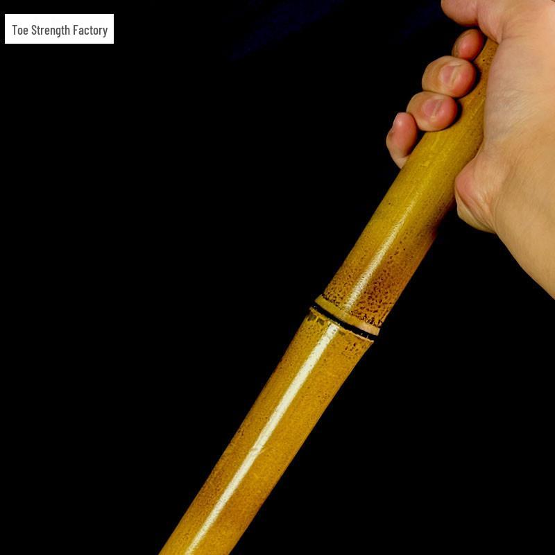 Natural Purple Bamboo Walking Cane for Seniors - Outdoor Mountaineering & Leisure