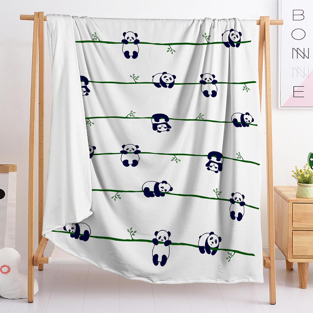 Blankets Cute Panda Blankets Flannel Bedroom Office Blankets Cover Blankets For All Seasons