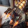 Steampunk Rocket Lamp Elegant Night Light Home Decor Gift Stylish Punk Style