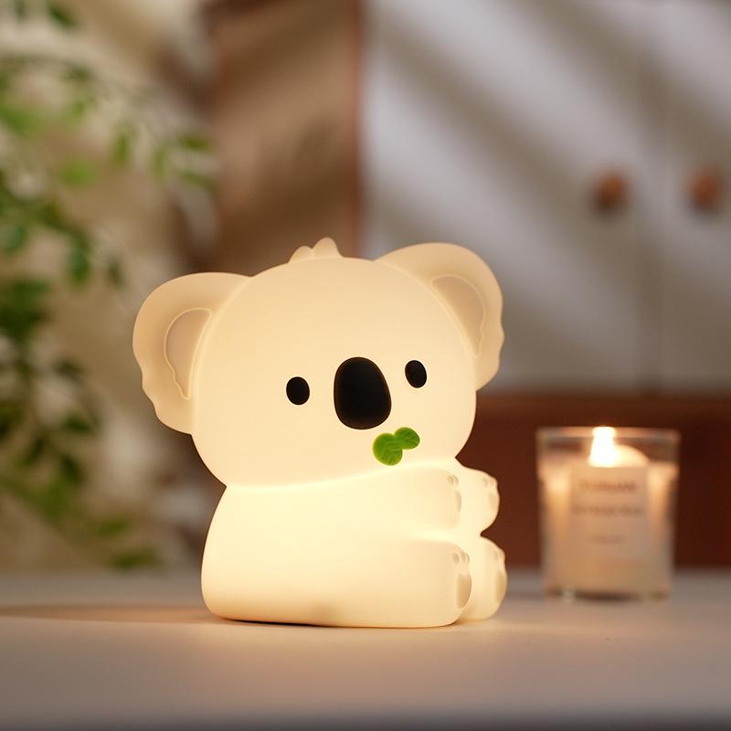Силиконовый ночник Коала - Перезаряжаемая прикроватная лампа и лампа для создания атмосферы - Идеальный подарок