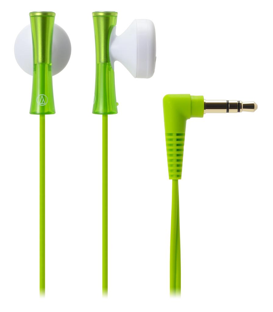 Наушники Audio Technica JUICY Inner Ear Type светло-зеленые LGR ATH-J100