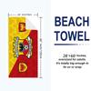 Пляжное полотенце Go Ahead Eagles Print, Большое, Мягкое, Быстросохнущее, для Пляжа, Кемпинга, Плавания