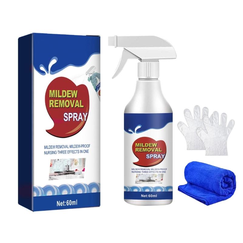 Quick and Efficient Mold Remover Gel Mold Stain Cleaner Spray Deep Cleaning Wall Mold Remover Easy To Use Gel Formula