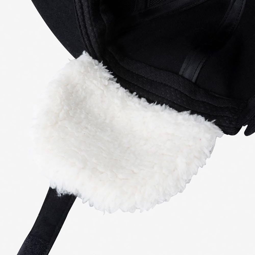 The North Face Зимняя кепка тракера от холода, размер L, детская, унисекс, защита, черная,