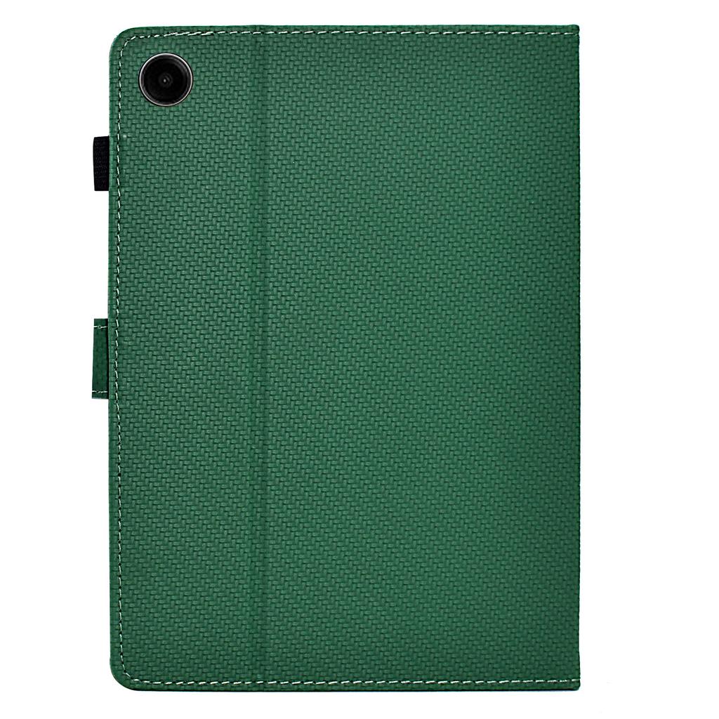 For Samsung Galaxy Tab A9+ Case PU Leather Tablet Cover with Card Slots Stand