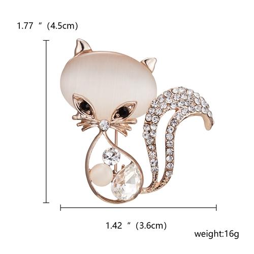RINHOO Милая брошь в виде животного, кошки, совы, бабочки для женщин, европейская и американская мода, свадебные украшения, камни, брошь-булавка из кристаллов