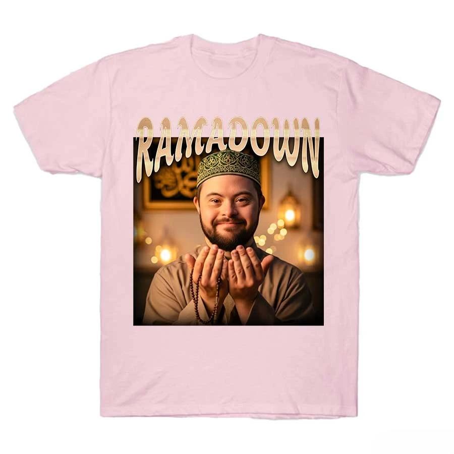 2026 RAMADOWN MEME Футболка для мужчин и женщин 100% Чистый хлопок Футболка с коротким рукавом Печатный Повседневный топ Простой и Универсальный