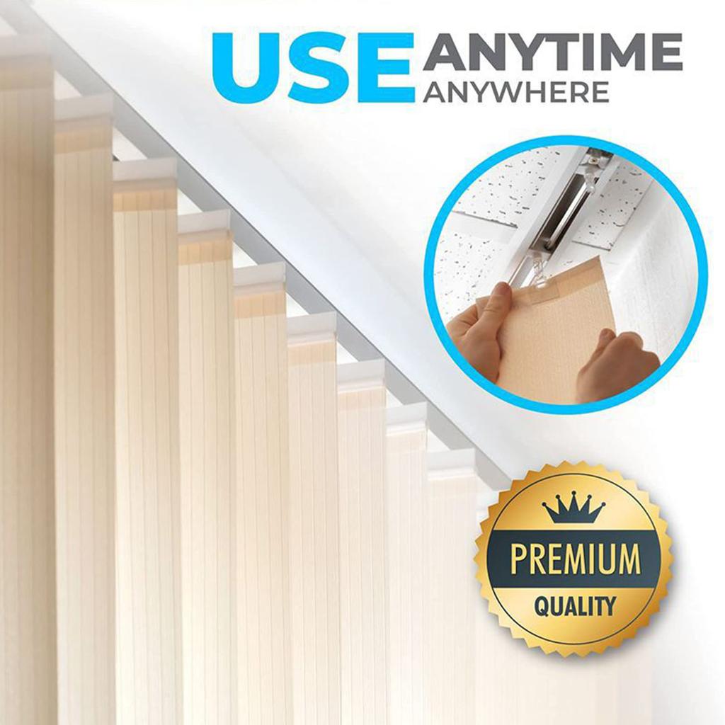 10 шт. Набор для ремонта вертикальных жалюзи, прозрачные фиксаторы для планок, простое применение, аксессуары для ремонта вертикальных жалюзи для домашнего декора