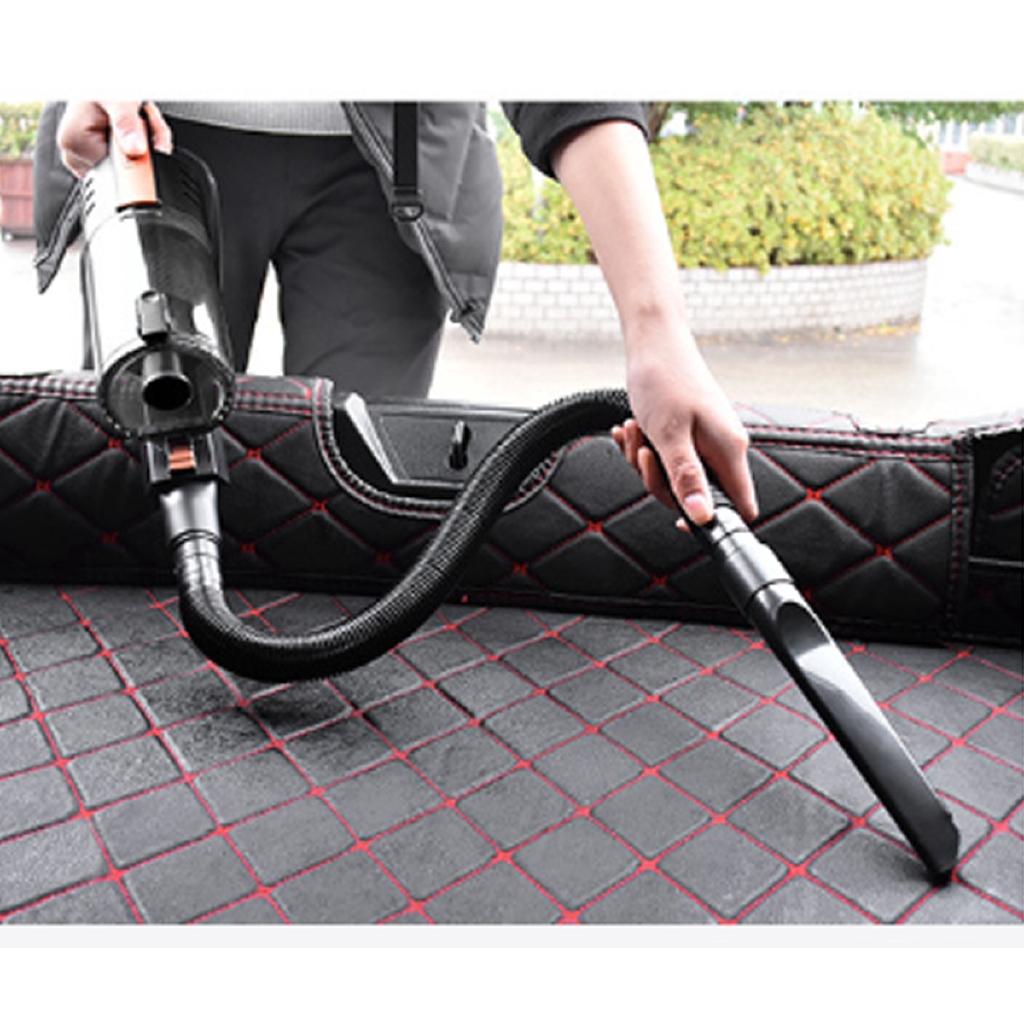 120W Strong Suction Handheld Vacuum Cleaner for Car Wet & Dry Dual Use Car Electronics Spare Filter Vacuum Cleaner