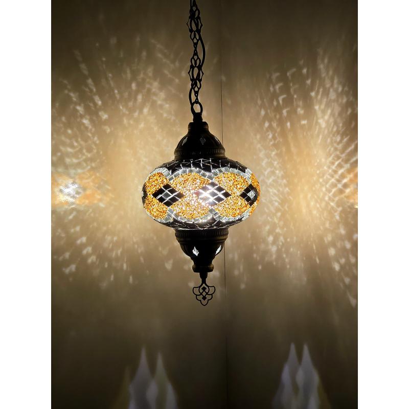 Абажур ручной работы Турецкая марокканская красочная мозаика из стекла Античная лампа Мозаичная лампа Османская аутентичная люстра Старинная лампа Ночная лампа,