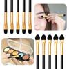 10PCS Useful Makeup Tool Lip Eyebrow Double-head Eyeshadow Brush Eyeliner Applicator Sponge Stick