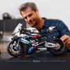 Мотоцикл M1000RR, строительный блок, игрушечная модель, детский подарок на день рождения для мальчиков и девочек