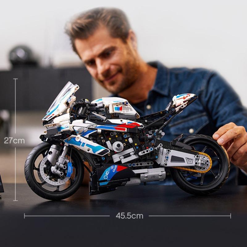 Мотоцикл M1000RR, строительный блок, игрушечная модель, детский подарок на день рождения для мальчиков и девочек