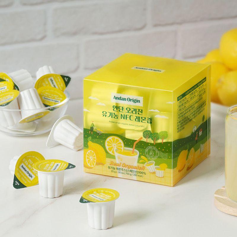 Andan Origin Organic NFC Lemon Juice 25g x 30 pieces