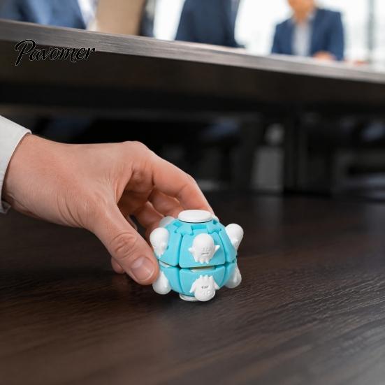 Игрушки-антистресс для снятия тревоги, 3D-печатный нажимаемый спиннер, нажимаемый и вращающийся шарик для портативных сенсорных гаджетов, снятие стресса, настольный аксессуар, офис, дом,