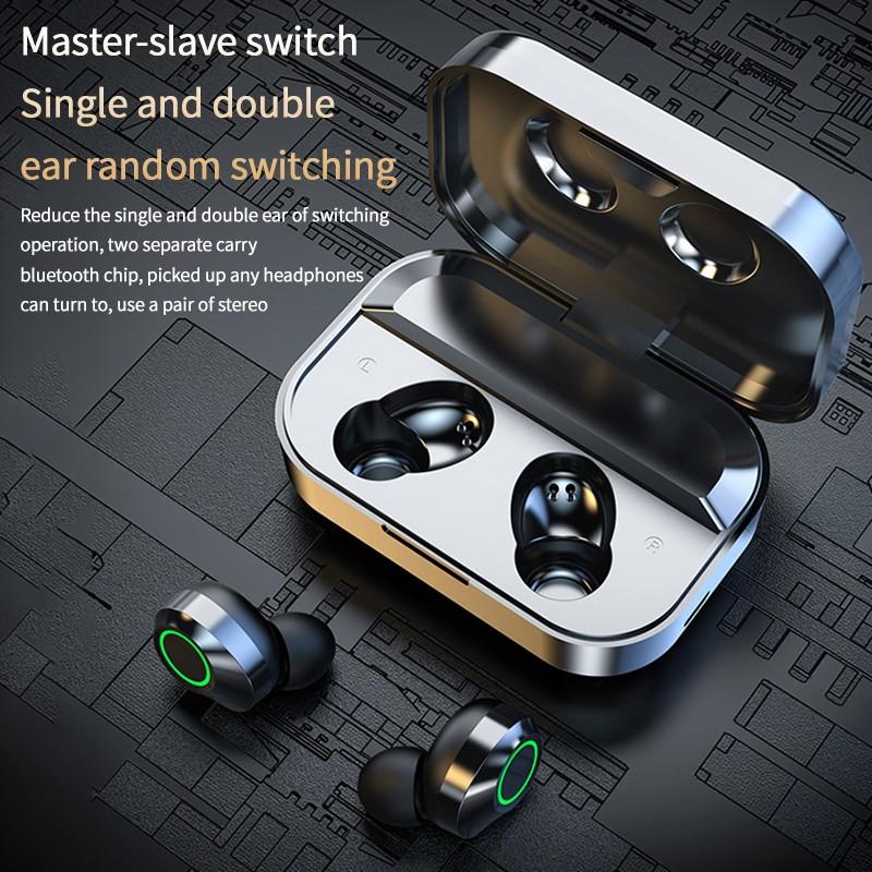 Новые беспроводные наушники со светодиодным дисплеем, сенсорные вкладыши TWS, беспроводные наушники, спортивная музыкальная игровая гарнитура для IOS/Android