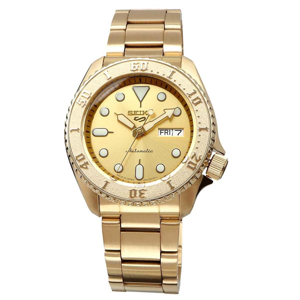 SEIKO 5 Sports SKX Street Style Автоматические механические часы Seiko 5 Sports Сделано в Японии Street Style SRPE74 Золото [Seiko] Мужские [Товар]