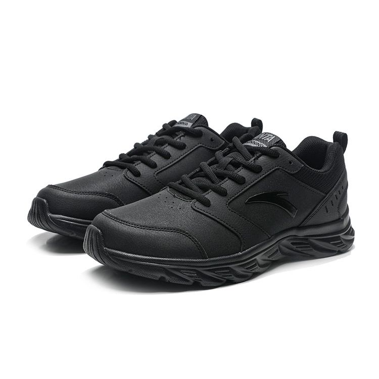Anta Running Series Urban Smooth Running Non-Slip Durable Low-Top Running Shoes Men Sneakers Black 912355581-14