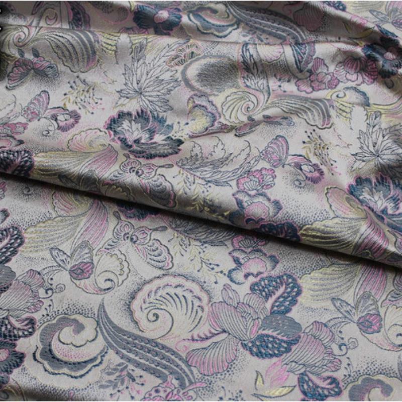 100x75 см жаккардовая шелковая парчовая ткань в китайском стиле китайский хам чонсам одежда декоративная ткань для подушек ткань для подушек