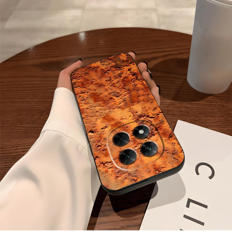 Case for Xiaomi Redmi Note 10S 11S 11 13 12 Pro Plus 9s 12S 10 9 8 Pro Soft Back Phone Cover Retro Rust Design