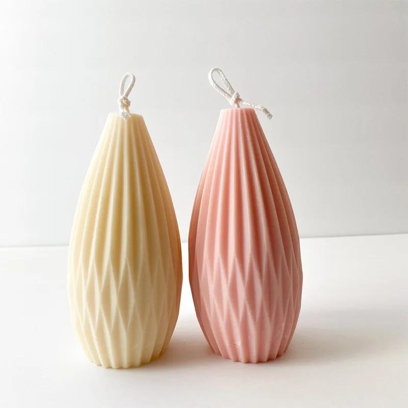 Силиконовая форма для свечей своими руками, геометрическая форма, 3D-форма, эпоксидная смола для мыла ручной работы, форма для поделок, украшение для дома