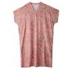 Dimanaf 2025 Summer Plus Size Dress Women Casual V-Neck Vintage Shirt Dress Loose Basic Printing Linen Dress