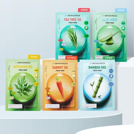 Маска Bring Green Fresh 1 шт., 5 видов
