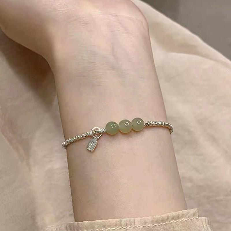 Элегантный браслет из стерлингового серебра с жемчугом - изысканный легкий роскошный подарок для подруг и модное украшение для рук