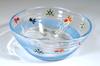 Kyoto Iroe Glass Wakaba (Young Leaves) 6-inch Goldfish Bowl (Gift Boxed)