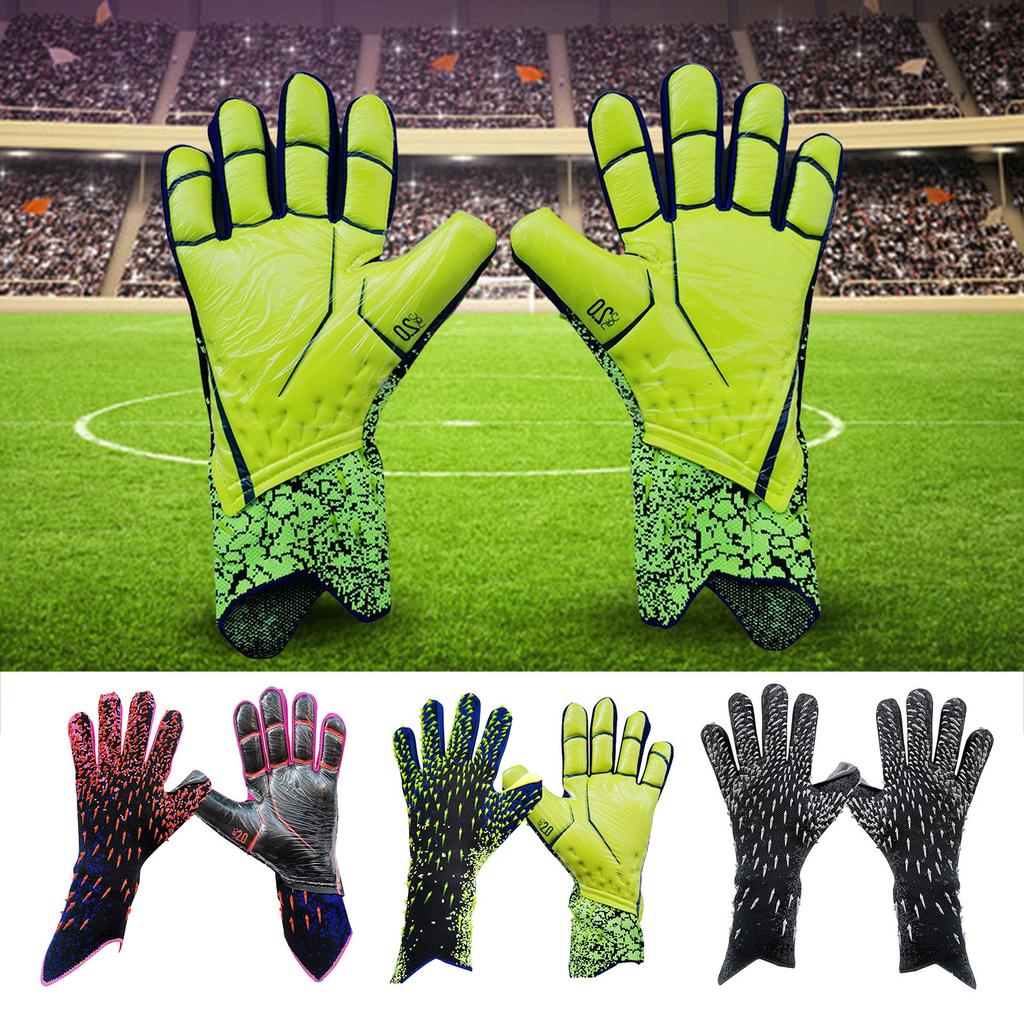 Football Goalkeeper Gloves Strong Grip for Soccer Goalie Goalkeeper Gloves with Size 6/7/8/9/10 Football Gloves for Adult