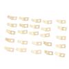 100pcs Brass Solderless Wire Connectors Male Spades rings Crimps Electrical Supplies Brass Quick Disconnect Adapters set