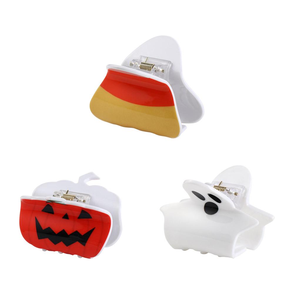 Модная Halloween Тыква Зажим для волос Тыква Корейский стиль Призрачный Зажим-Клешня Акриловый Зажим-Акула Тыква Краб Зажим Женский/Для Девочек