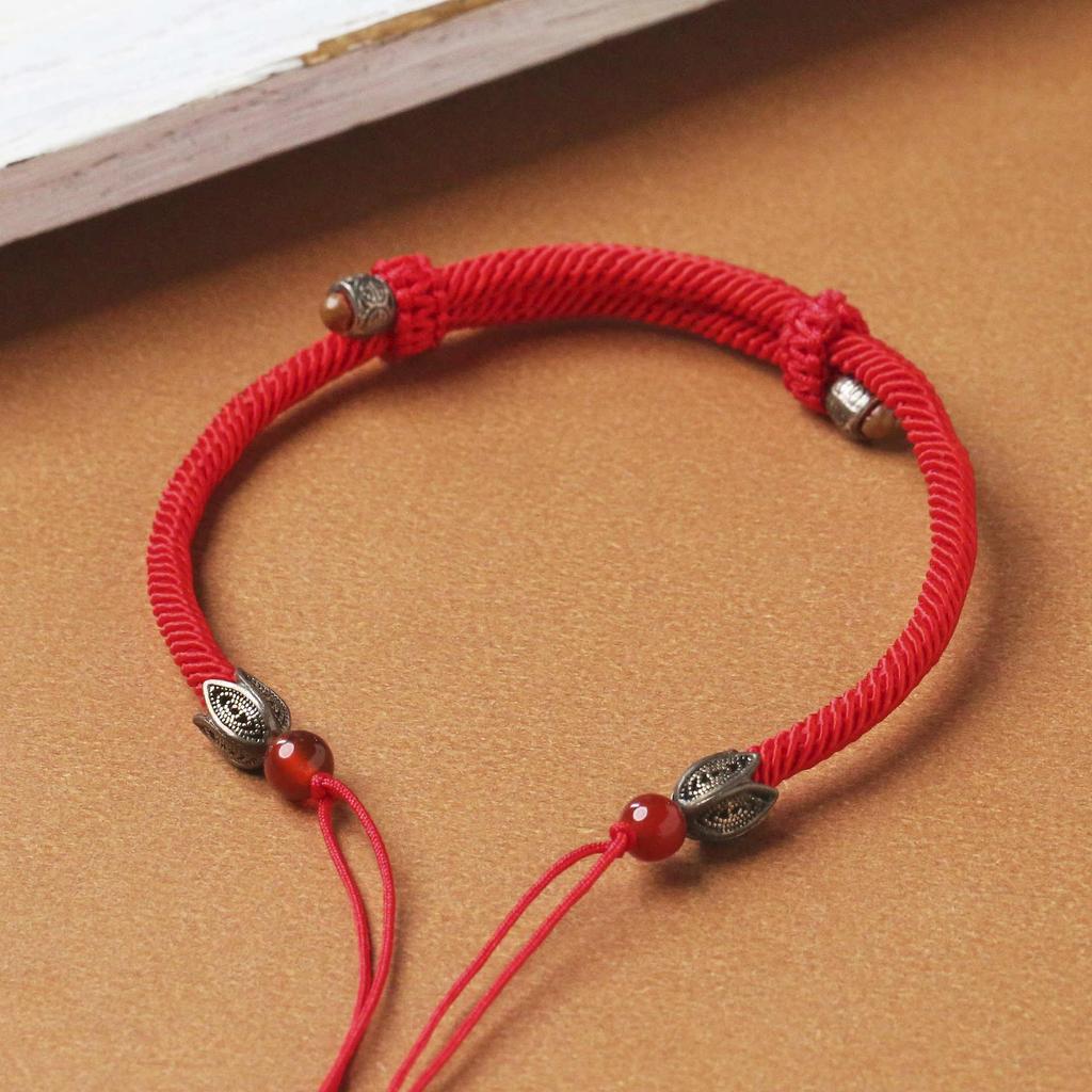 Gold Bead Bracelet String for Men's & Women's Beads - Semi-Finished Pixiu, Peace Buckle, Ru Yi Universal String