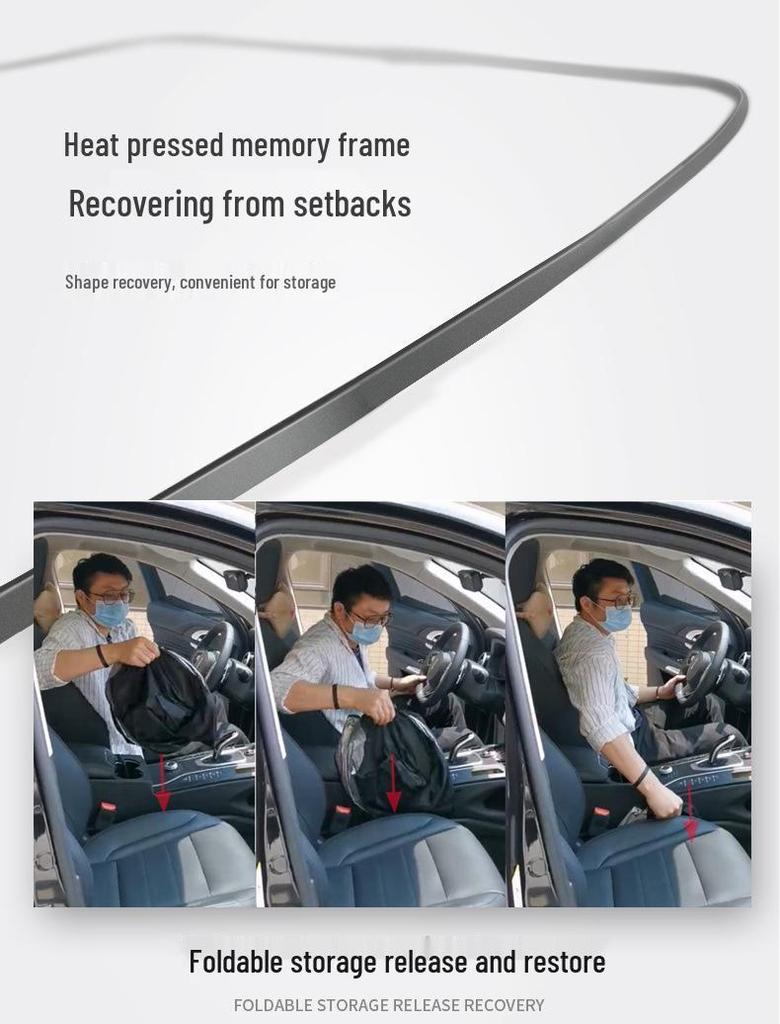 Front Windshield Sunshade for Skoda Yeti, Kodiaq, Karoq, Superb – Sun Protection