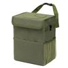 Car Garbage Can With Lid Leak Proof Vehicle Trash Can 3 Storage Pockets Hanging Waterproof Car Trash Bag For SUV Black