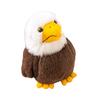 White Simulated Animal Haired Sea Eagle Plush Toy Bird Series Plush Ornament Toy