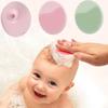 Mini Small Shampoo Brush Silicone for Baby Infant Bathing Soft Silicone Kids Shower Brush Head Hair Washing Massage Brushes