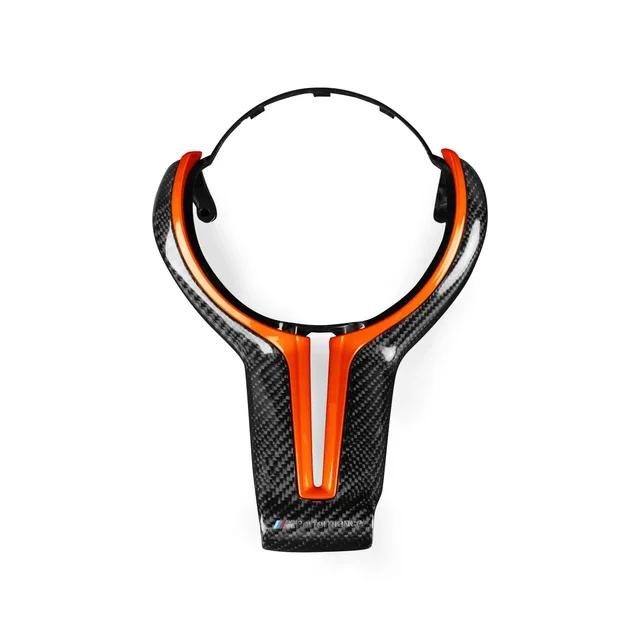 Новые чехлы на руль M power, карбоновые накладки на руль M sport для BMW M2 F87 M3 F80 M4 F82 M5 F10 M6 F06