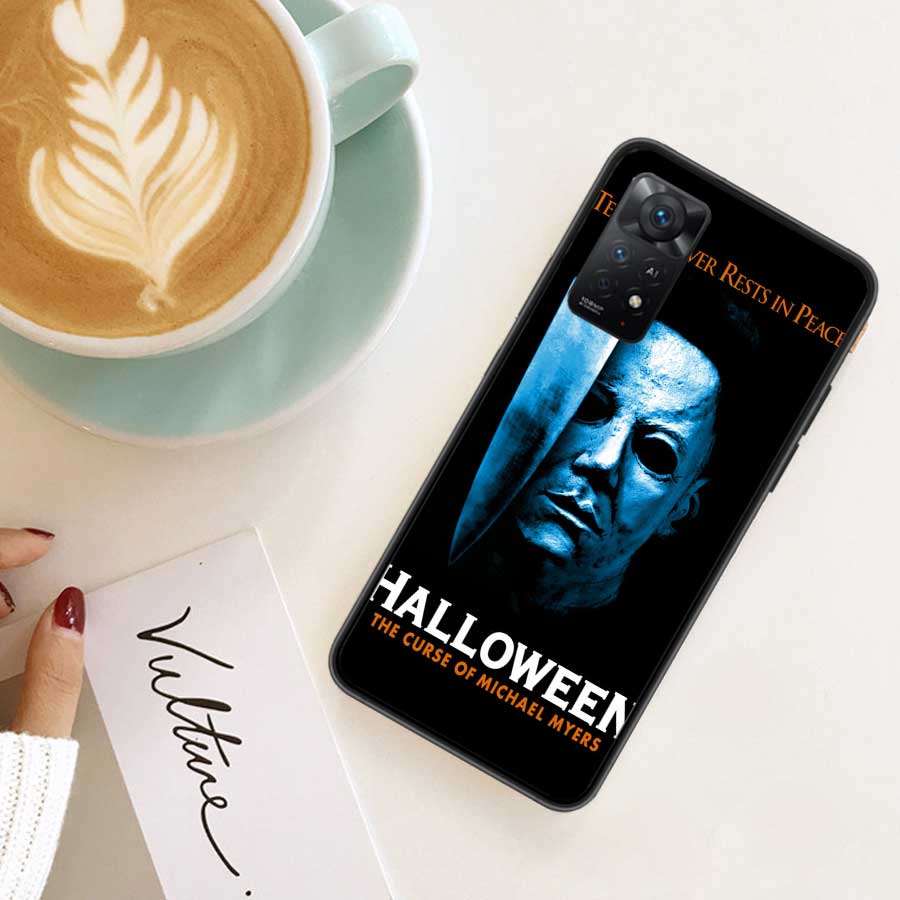 Halloween The Curse Of Michael Myers Horror Movie Phone Case For Xiaomi Redmi Note 12 Plus 12S 11 11T Pro 5G 11E 11S 4G 10 10S 9