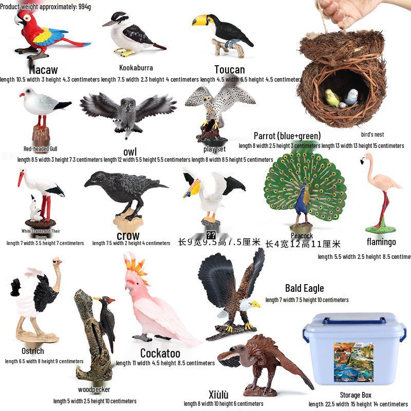 Children's Cognitive Rodent Simulation Toy: Chipmunk, Marmot, Squirrel, Guinea Pig Models