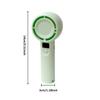 Handheld Mini Personal Fan Screen Display Turbo Fan USB Adjustable 5 Speeds LED Display Fan Office Outdoor Camping Fans Hot Sale
