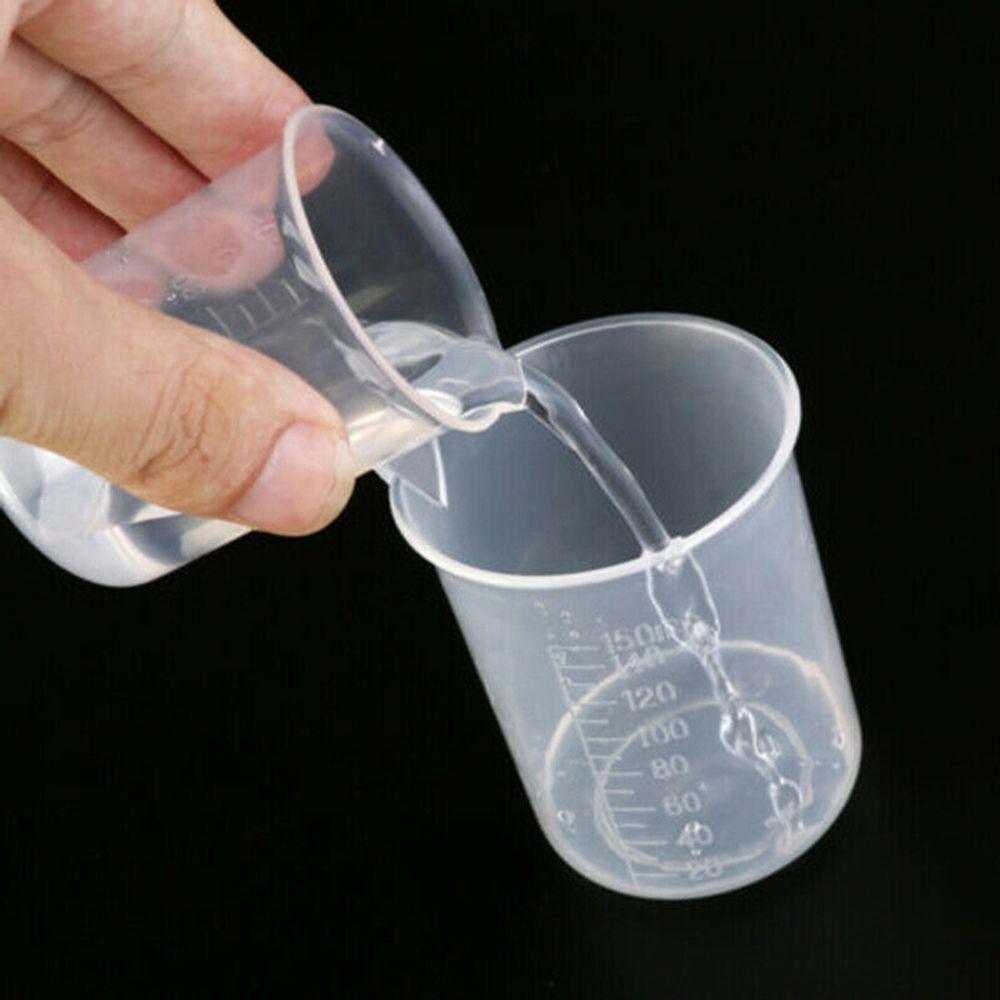 6Pcs/set 20ml/30ml/50ml/250ml/500ml/1000ml Clear Plastic Graduated Measuring Cup for Baking Beaker Liquid Measure Jug Cup Container