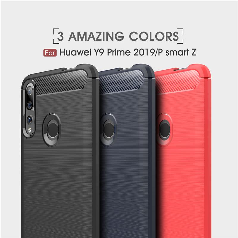 Чехол для Huawei Honor 9X, противоударный бампер, чехол из углеволокна для Huawei Honor 9X, чехол Fundas для Huawei Honor 9X STK-LX1