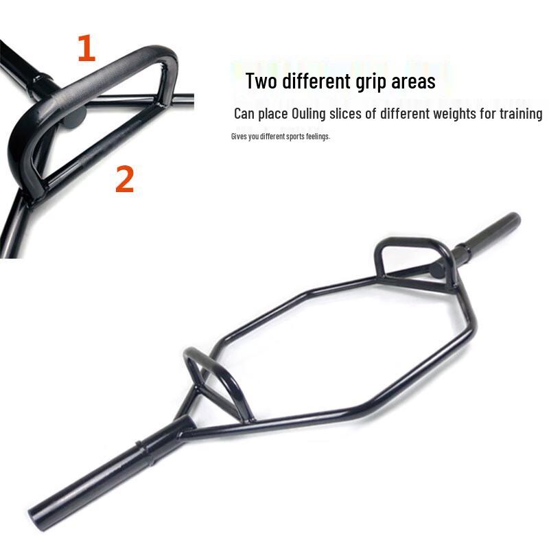 WEZHO 1.62m Extended Hex Trap Bar